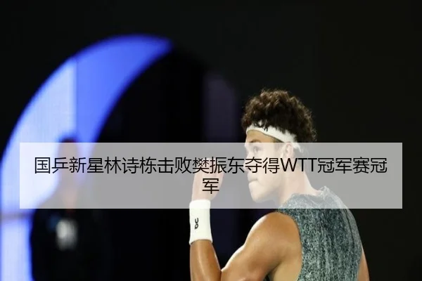 国乒新星林诗栋击败樊振东夺得WTT冠军赛冠军
